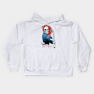 Never give up Kids Hoodie